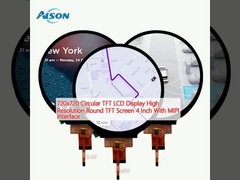 720x720 Circular TFT LCD Display High Resolution Round TFT Screen 4 Inch With MIPI Interface