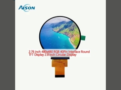 2.76 inch 480x480 RGB 40Pin Interface Round TFT Display 2.8 inch Circular Display