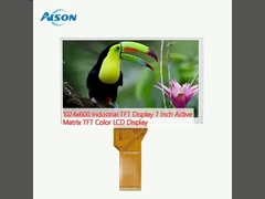 1024x600 Industrial TFT Display 7 Inch Active Matrix TFT Color LCD Display
