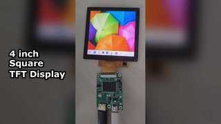 4 Inch 720x720 Square  TFT Display