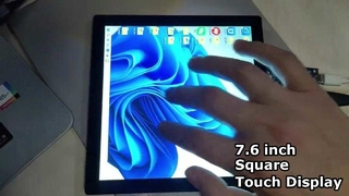 7.6 Inch 800*800 Square TFT LCD Display Screen With Capacitive Touch Screen