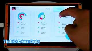 7 inch ESP32 800X480 Display Module Capacitive Touchscreen