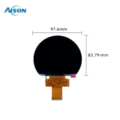 3.54 Inch Round TFT Display 800x640 TFT Display Panel Lamp Shape For Motorbicycle Instrument