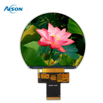 3.54 Inch 800x640 Round TFT Display SPI TFT Display 1000 Cd/M2 With 3SPI+18Bit RGB Interface