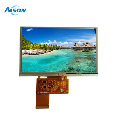 5.0 IPS TFT LCD Module, TFT 5-inch with Resistive Touch Panel 800X480 Resolutioin