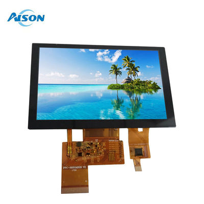5'' 800x480 TFT LCD Screen Module 5 Inch IPS LVDS TFT Display 500 Cd/M2