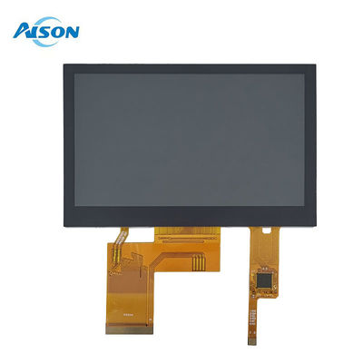 4.3 inch IPS LCD Module 480x272 Capacitive TFT Touch Screen 450 Cd/M2 RGB 24 Bit Interface