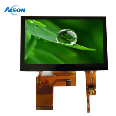 4.3 Inch 480x272 TFT Capacitive Touch Display 40 Pin TFT Touch Display 400 Cd/M2