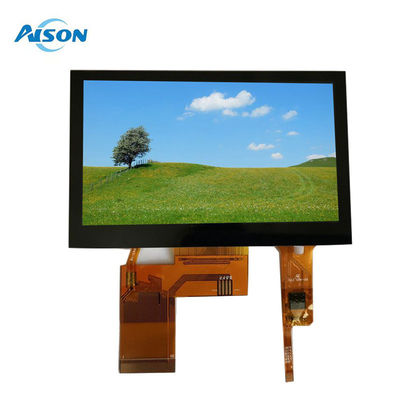 4.3 inch IPS LCD Module 480x272 Capacitive TFT Touch Screen 450 Cd/M2 RGB 24 Bit Interface