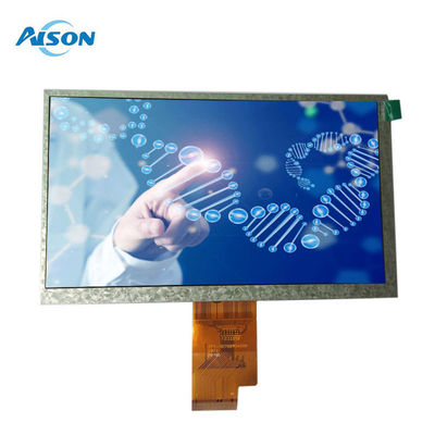 7 Inch 1024x600 IPS Color TFT Display Transmissive LCD Display 450cd/M2 With LVDS Interface