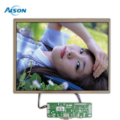 12.1 Inch Display 900:1 1024x768 Display 650 Cd/M2 LVDS Interface