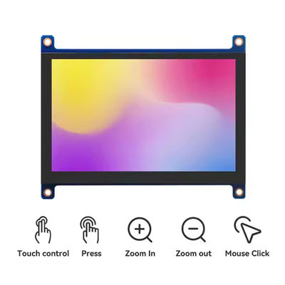 5 Inch HDMI Raspberry Pi Display 800x480 Capacitive Touch Screen Module 400 Cd/M2