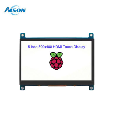 5 Inch 800x480 HDMI Touch TFT Display 400 Cd/M2 Raspberry Pi LCD Display