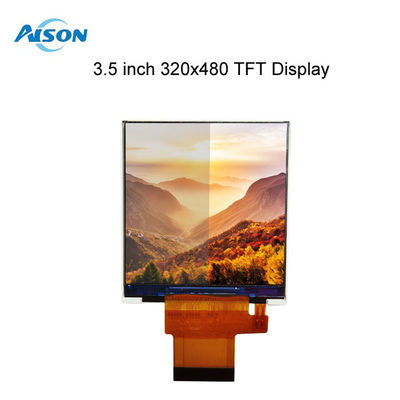 3.5 Inch TFT LCD Module 320x480 Portrait LCD Display 500 cd/m2 MCU/RGB Interface