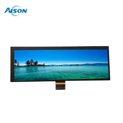 8 Inch 1600x480 Ultra Wide LCD Display Stretched Bar LCD Player 40 pin