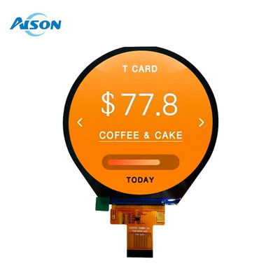 3.4 Inch 800*800 Circular TFT LCD Display MIPI Interface 30 Pin for Smart Home Industrial Control