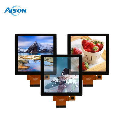 4 inch Square TFT Display 480x480 with RGB Interface with Touch Display 300 cd/m2