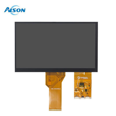 7 inch 1024x600 LVDS TFT IPS Display Capacitive Touch Display with Custom Oversized Coverglass