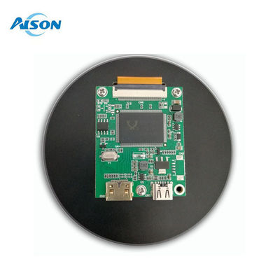 3.4 inch DSI Round Touch Display, 800 × 800, IPS, 10-Point Touch with HDMI Board Enclosure
