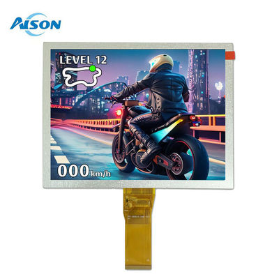 8 inch IPS TFT LCD module 800×600 RGB 24 Bit 50 Pin 1000cd/m2 for Industrial TFT Display