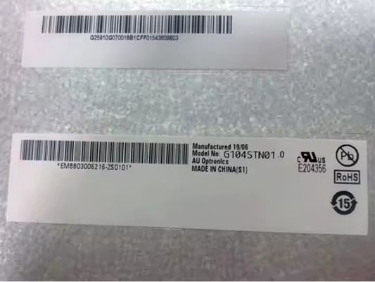 10.4 inch AUO 800X600 LVDS TFT LCD Display 400cd/m2 for Industrial