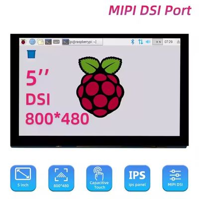 5 inch 800x480 MIPI DSI LCD Touch Screen Display For Raspberry Pi 3 4B