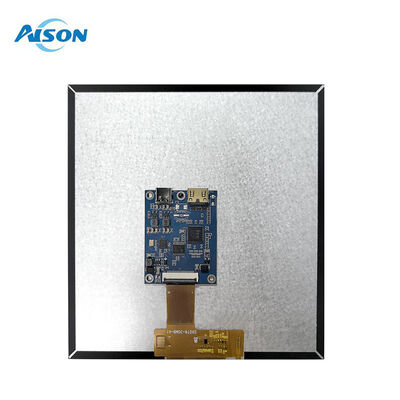 7.6 Inch 800x800 Square Display TFT LCD Display MIPI Interface With HDMI Driver Board for Raspberry Pi 5