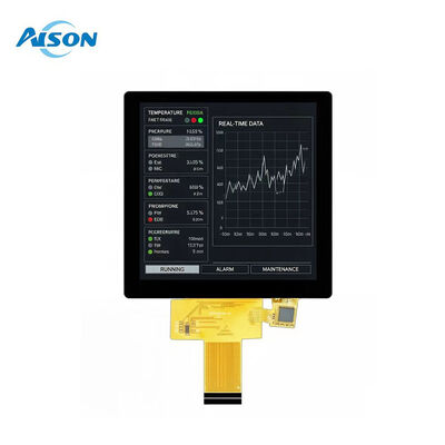 3.95 Inch 720X720 MIPI Square LCM TFT LCD Display with Capacitive Touch Screen LED Backlight GT911 for 86 Box Smart Home