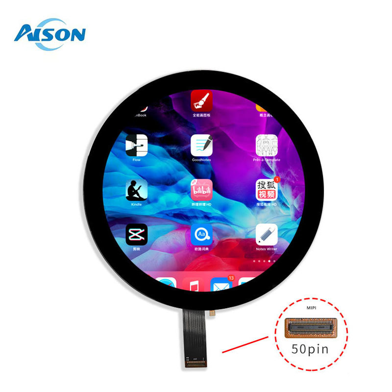 Monitor 5 5 inch 1080X1080 Round TFT Display 5'' Circular Monitor Screen With ...