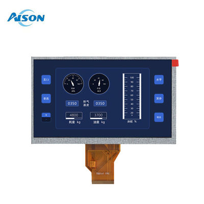 7 Inch 800x480 TFT LCD Module 50 Pin LCD Display RGB 24 Bit For Industrial Application