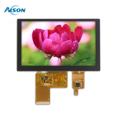 5 inch IPS TFT Display Module 800x480 Industrial Capacitive Touch Screen 500 Cd/M2