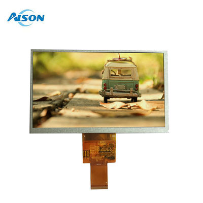 7 Inch 40 Pin 800x480 TFT LCD Display Panel 400 Cd/M2 RGB Interface