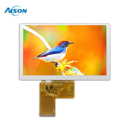 5 Inch TFT LCD Display 800x480 Screen 500 Cd/M2 RGB 24 Bit TN 40pin