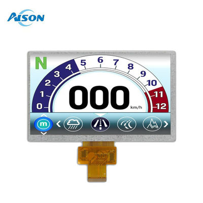 -40 to 95 Degree 7 inch Custom LCD Display Module 40pin LVDS Interface 500cd/m2