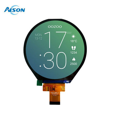 3.4 Inch 800*800 Circular TFT LCD Display MIPI Interface 30 Pin for Smart Home Industrial Control